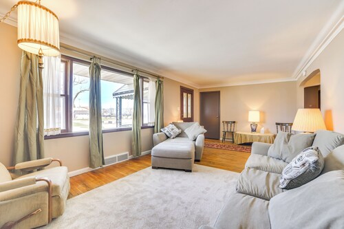 Alpena Lake-view Home - Walk to Beach!