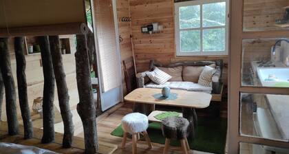 Cottage perched in the heart of nature with large terrace