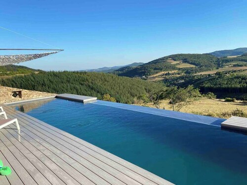 CASARIOU villa Ardèche Nordique Bain Piscine