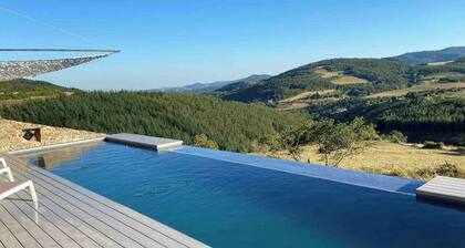 CASARIOU villa ArdĂšche Nordique Bain Piscine