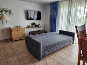 Interior - Cozy 1-BR Balcony apartment in brilliant Maho Beach AC, pool and fitness club. (Maho Beach)