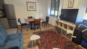 Apartment, 2 Bedrooms, Smoking, Balcony | Living room - Budai Gate Apartment (Kecskemet)