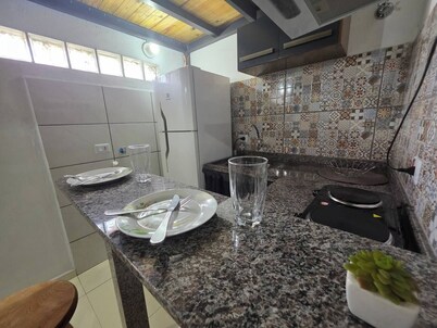 Loft in the center with air conditioner, garage and wifi