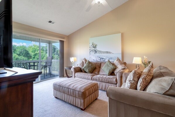 Condo, 2 Bedrooms | Living area - Waterway Village 13h 2 Bedroom Condo (Myrtle Beach)