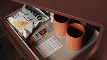 In-room safe, desk, laptop workspace, blackout curtains