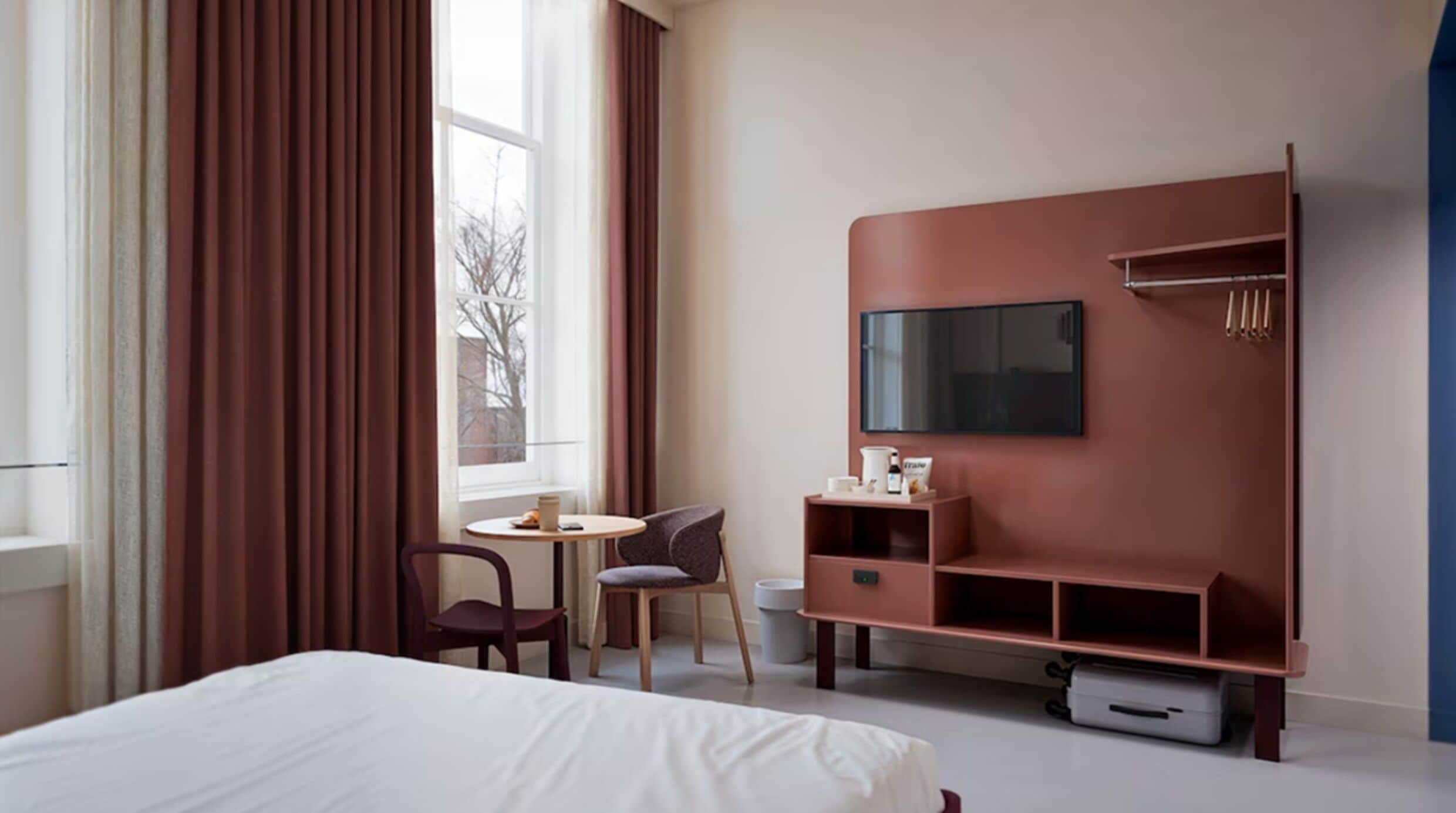 Premium bedding, memory-foam beds, in-room safe, desk