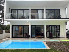 Exterior - Beachfront 3-bedroom villa with modern features in fantastic Cabarete (Cabarete)