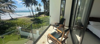 Beachfront 3-bedroom villa with modern features in fantastic Cabarete