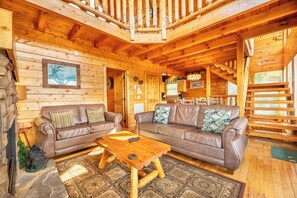 TV, fireplace, DVD player, foosball