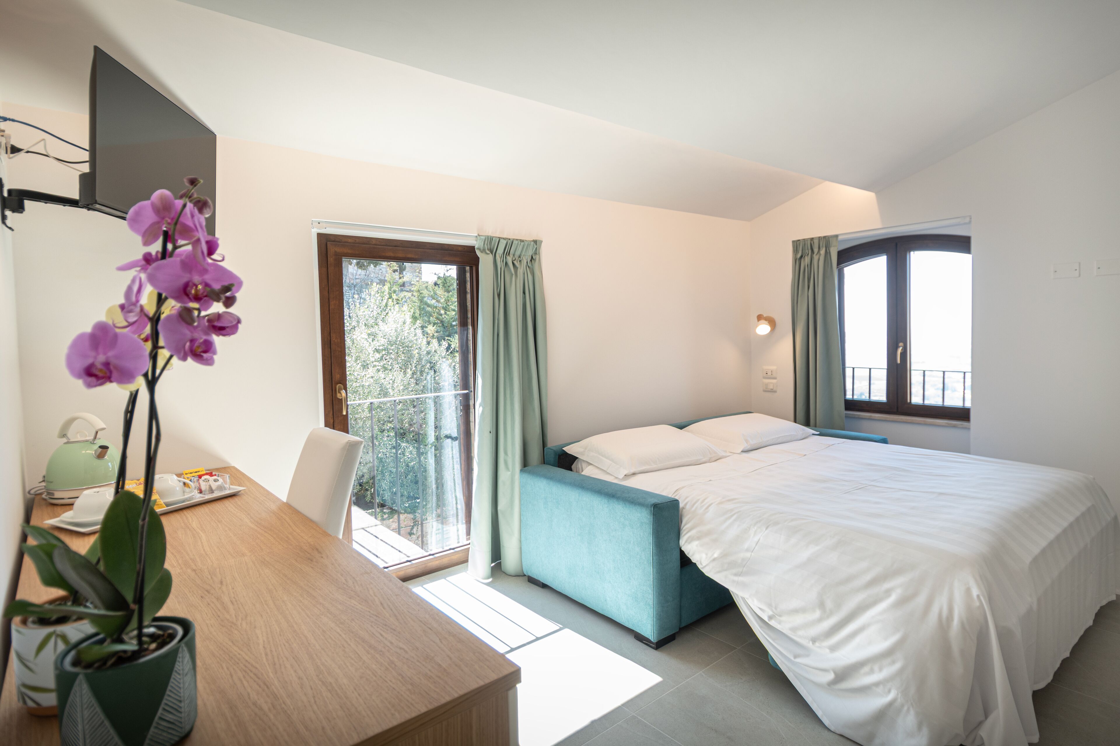 Chambre Quadruple, vue ville