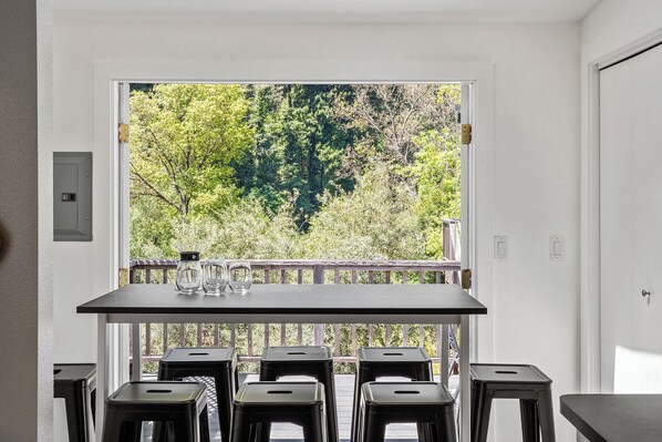 Dining - Otter's Landing ~ Families and Friends, Riverfront Getaway, Dog Friendly (Guerneville)