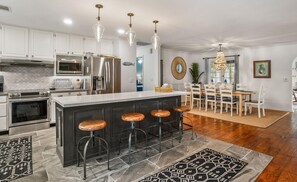 Private kitchen - Beautifully Updated, Dog Friendly 4-bed, 4-bath Home Near Beach (Fripp Island)