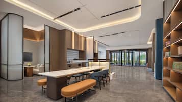 Sala de estar en el lobby