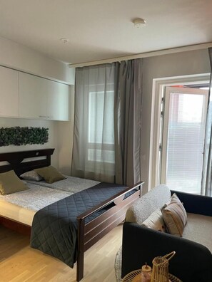 Apartment, 1 Bedroom, Balcony | 1 bedroom - Charming Tampere Apartment With Balcony & Central Heating (Tampere)