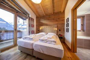 Chalet | 3 makuuhuonetta, vuodevaatteet