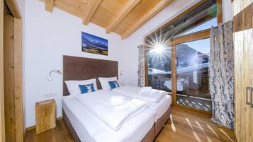 Chalet | 3 Schlafzimmer, individuell eingerichtet, Bettwäsche