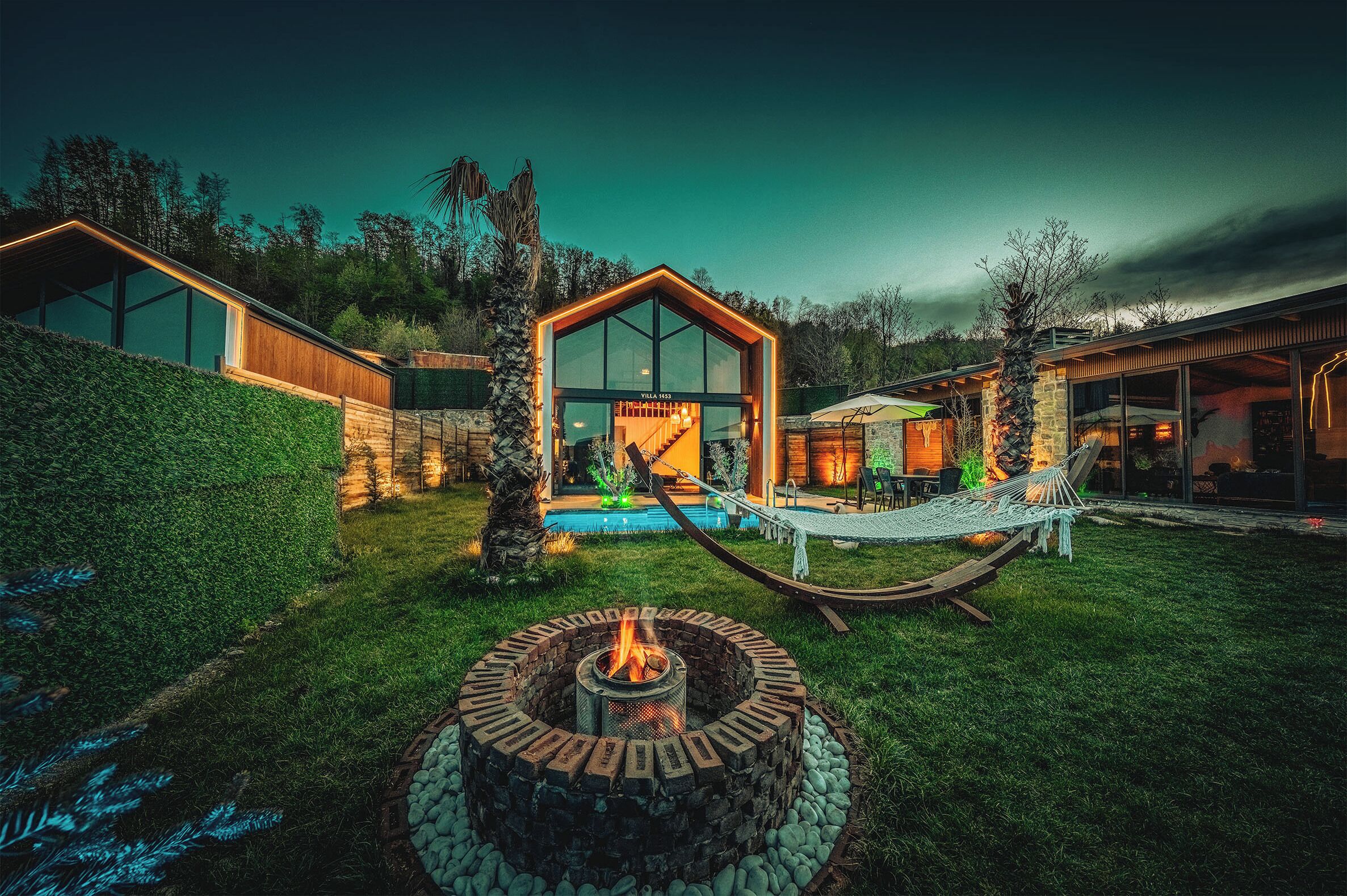 Superior villa, uitzicht op bergen | Terras