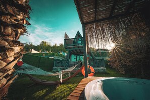 Paris Deluxe Bungalov Dag Manzarali Ortak Havuzlu | Terrace/patio - Grand Paradise Resort (Sapanca)