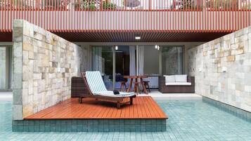 Apartamento básico | Terraza o patio