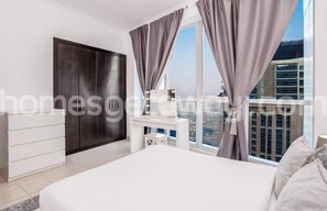 2 bedrooms, iron/ironing board, travel cot, WiFi