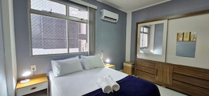 Apartemen | Ruang kerja ramah laptop, Wi-Fi gratis, dan seprai linen