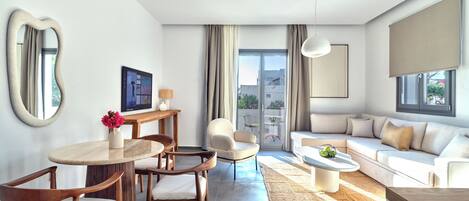 Standard Apartment, Sea View | Living area | Smart TV