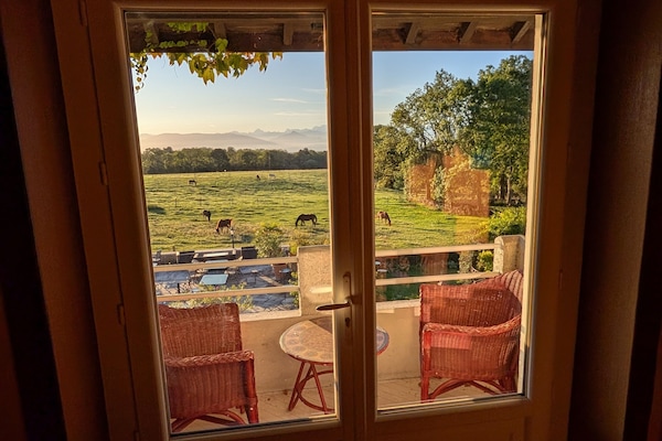 Phòng đôi Tiêu chuẩn, có phòng tắm riêng, quang cảnh núi | Quang cảnh ban công