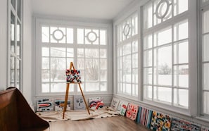 Comfort Loft, Park View | Terrace/patio - Lofts du Presbytère (Matane)
