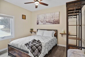 2 chambres, draps fournis, accès pour personnes à mobilité réduite