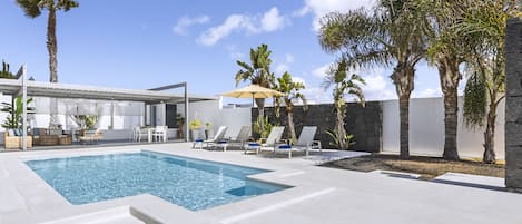 Una piscina riscaldata