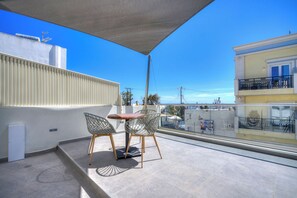 Comfort Apartment, City View | Terrace/patio - Erato City House (Santorini)