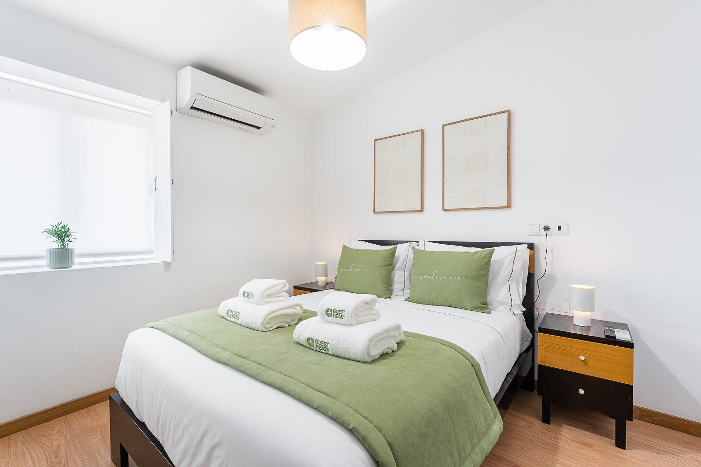 1 室のベッドルーム、WiFi、ベッドシーツ