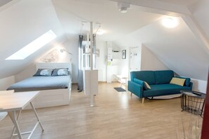 1 Schlafzimmer, Bügeleisen/Bügelbrett, WLAN, Bettwäsche