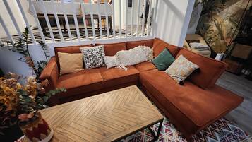 TV connectée, cheminée