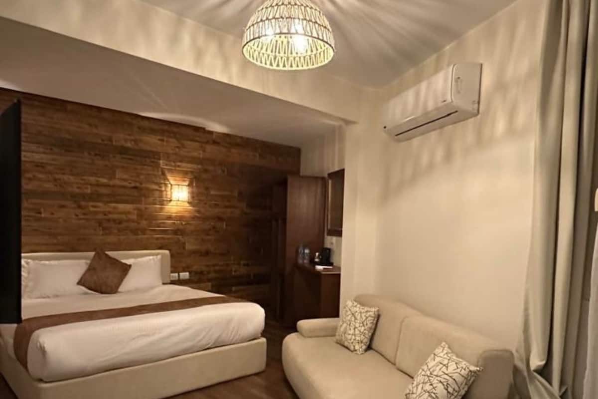 Ropa de cama de alta calidad y minibar
