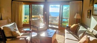 A spectacular Shawangunk vista in a beautifully renovated chalet on a lush lawn.