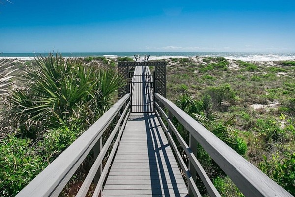 Accommodatie ligt op het strand, strandlakens