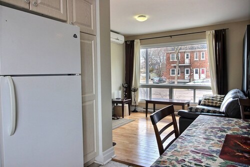 Equipped loft, terrace near the river, bus, service