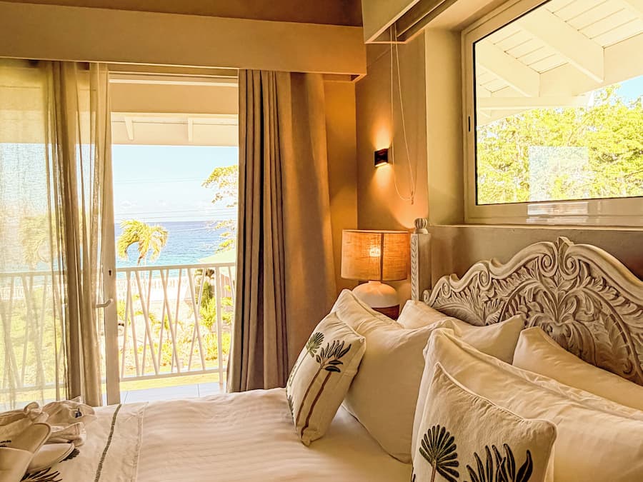Quarto superluxo, vista para o mar (Doble Vista al Mar) | Roupas de cama premium, frigobar, cofres nos quartos, escrivaninha