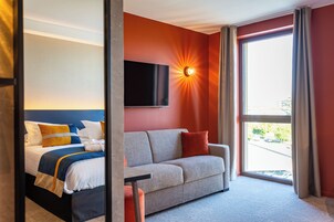 Executive Quadruple Room | Premium bedding, pillowtop beds, minibar, in-room safe