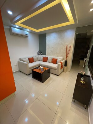 Appartement, 1 chambre, accessible aux personnes à mobilité réduite, fumeur | Salle de séjour