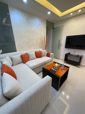 Departamento, 1 habitación, con acceso para personas discapacitadas, para fumadores | Sala de estar