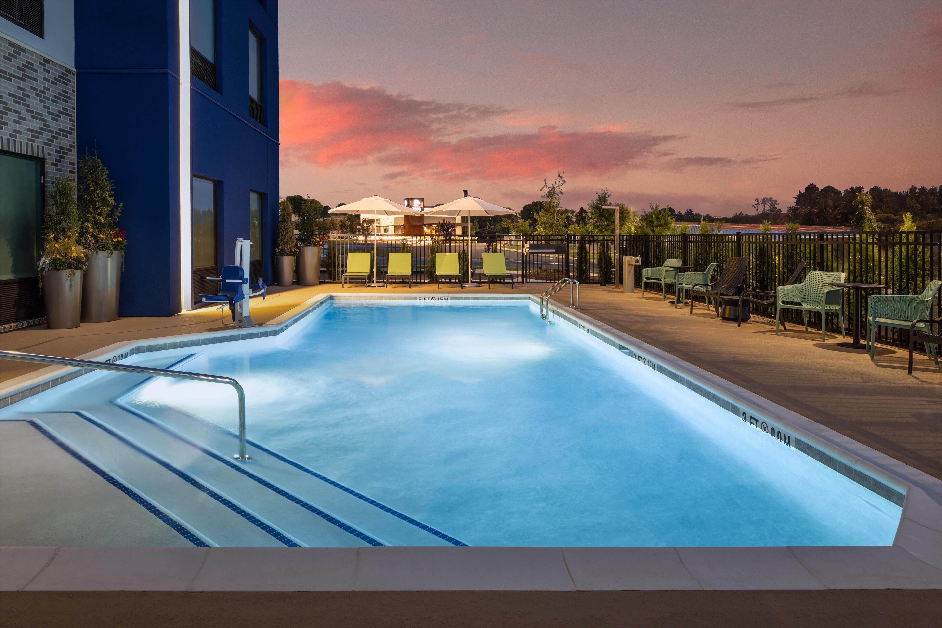 Seasonal outdoor pool