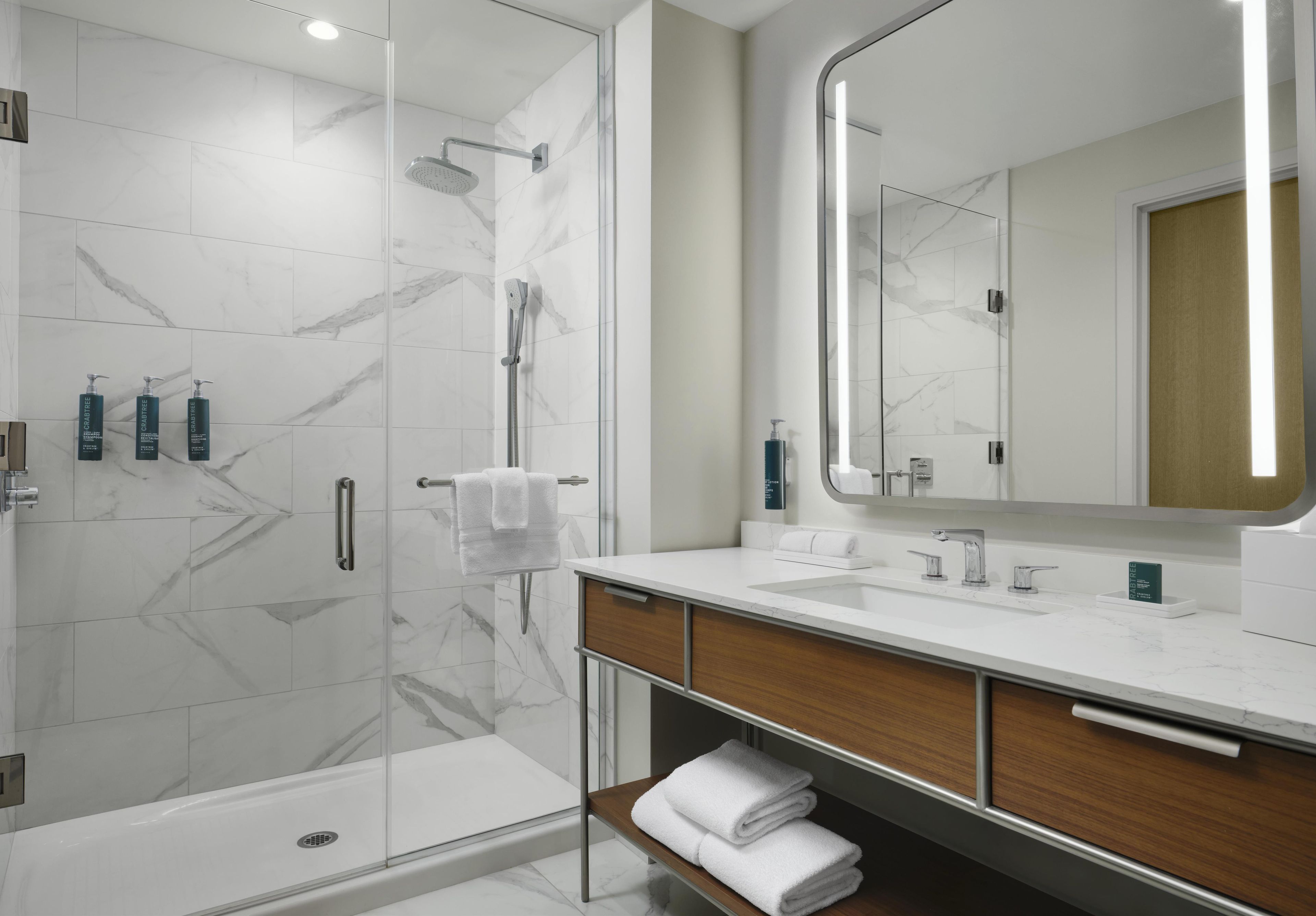 Regadera en el baño