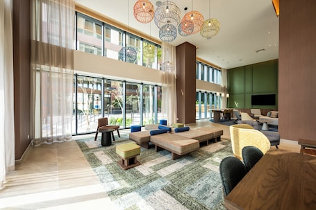 Sala de estar en el lobby