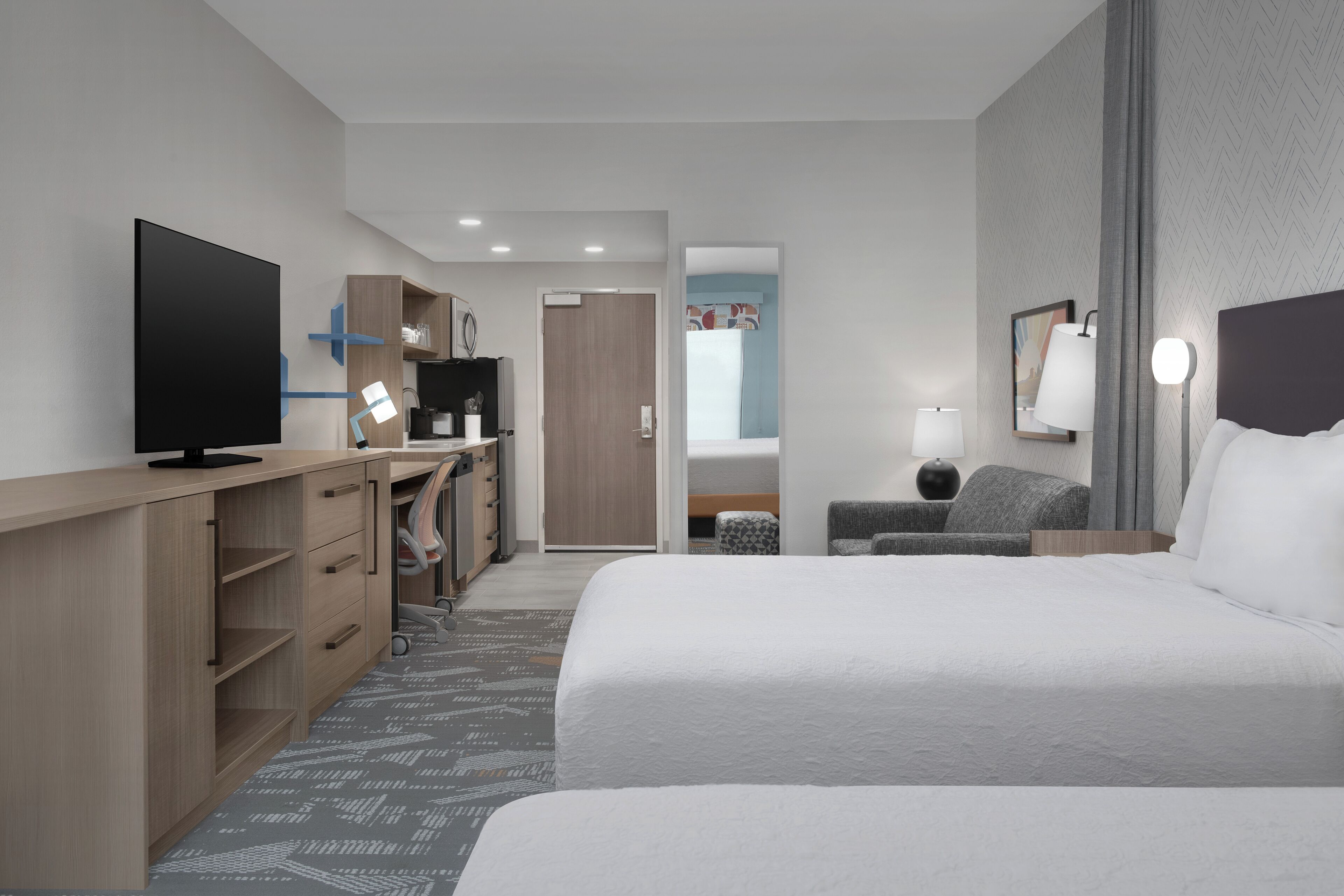 Studiosviitti, 2 keskisuurta parisänkyä | Ilmainen Wi-Fi