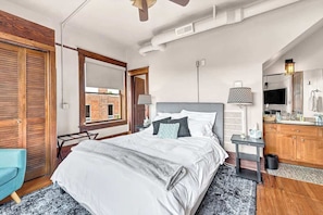 1 soveværelse, strygejern/strygebræt, Wi-Fi, sengetøj