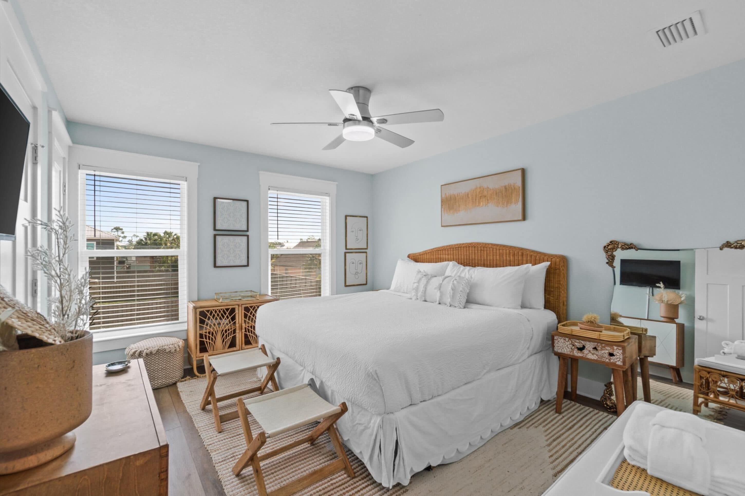 2 bedrooms, iron/ironing board, free WiFi, bed sheets