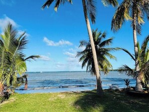 En la playa 
