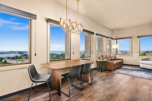 Superior Suite, 2 Bedrooms, Lake View | Living area